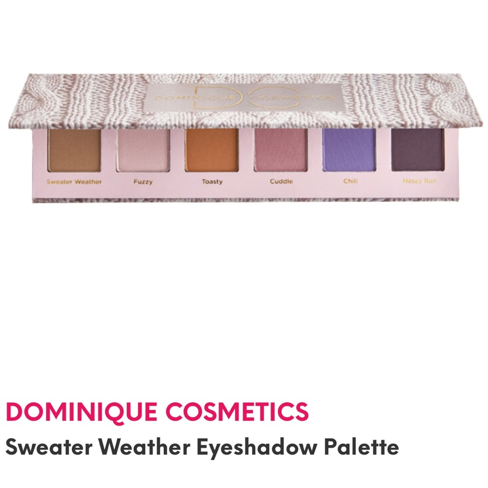 ⭐️Dominique cosmetics sweater weather eyeshadow palette NWT